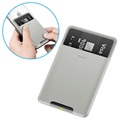 Baseus Card Pocket Universal Stick-On Card Holder (Open-Box Satisfactory) - Light Grey