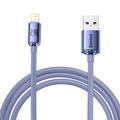 Baseus Crystal Shine USB-A / Lightning Cable - 2m - Purple