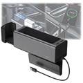 Baseus Deluxe Metal Car Organizer w/ USB Charger CRCWH-A01 - Black