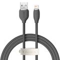 Baseus Jelly Liquid Silicone USB-A / Lightning Cable - 1.2m, 2.4A - Black