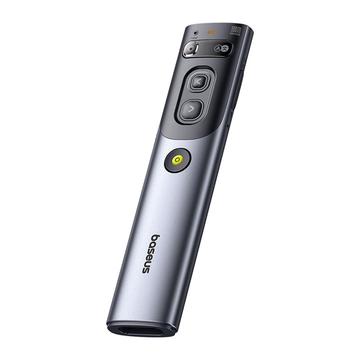 Baseus Orange Dot AI Voice Dual-Mode Wireless Presenter - 2.4G, Bluetooth