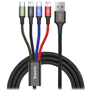 Baseus Rapid Series 4-in-1 Cable CA1T4-A01 - 1.2m - Black