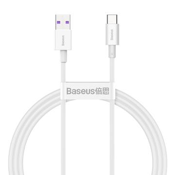 Baseus Superior Series USB-C Data & Charging Cable - 100W, 2m - White