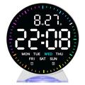 Bedside LED Alarm Clock with Adjustable Brightness and Dual Alarms