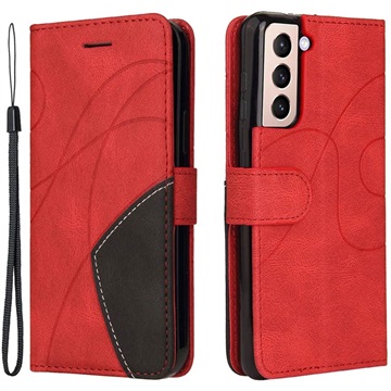 Bi-Color Series Samsung Galaxy S21 5G Wallet Case