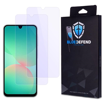Samsung Galaxy A26 BlueDefend Anti-Blue Light Tempered Glass Screen Protector - 2 Pcs.