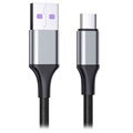 Saii Braided USB 3.1 Type-C Data / Charging Cable - 5A/40W - 2m - Black