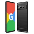 Google Pixel 7 Pro Brushed TPU Case - Carbon Fiber