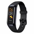 C60 1.1 inch Waterproof Smart Watch Heart Rate Blood Oxygen Monitor Body Temperature Detection Fitness Tracker Sports Smart Wristband - Black