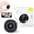 C8 Mini WiFi Security Camera with 64GB Memory Card - Black