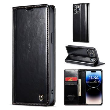 Caseme 003 Series iPhone 14 Pro Wallet Case - Black