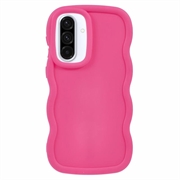 Samsung Galaxy A36/A56 Candy Color Wavy TPU Case - Hot Pink