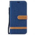Canvas Diary Series Samsung Galaxy M10 Wallet Case (Open Box - Excellent) - Dark Blue