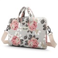 Canvaslife Laptop Bag - 15-16" - White Flowers