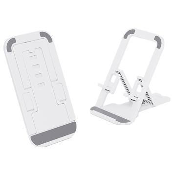 Card-Style Foldable Phone Holder - White