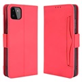 Cardholder Series Samsung Galaxy A22 5G, Galaxy F42 5G Wallet Case - Red