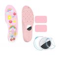 Cartoon Pattern Shoe Insoles with AirTag 1/2 Holder and Protective Films - 175-190mm