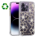 Case-Mate Floral Gems iPhone 14 Pro Case - Clear