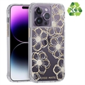 Case-Mate Floral Gems iPhone 14 Pro Max Case - Clear