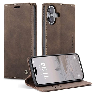 iPhone 16 Plus Caseme 013 Series Wallet Case - Coffee