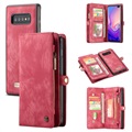 Caseme 2-in-1 Multifunctional Samsung Galaxy S10 Wallet Case - Red