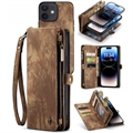 Caseme 2-in-1 Multifunctional iPhone 12/12 Pro Wallet Case - Brown