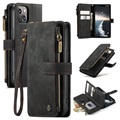 iPhone 14 Caseme C30 Multifunctional Wallet Case - Black