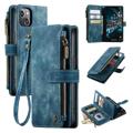 Caseme C30 Multifunctional iPhone 14 Plus Wallet Case - Blue