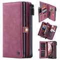 Caseme 2-in-1 Multifunctional Samsung Galaxy S21 5G Wallet Case - Wine Red