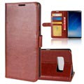 Samsung Galaxy Note8 Classic Wallet Case - Brown