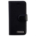 iPhone 5 / 5S / SE Commander Book Elite Leather Case - Black