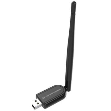 Conceptronic ABBY Long-Range Bluetooth 5.1 USB Adapter with External Antenna