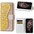 Croco Bling Series iPhone 13 Pro Max Wallet Case
