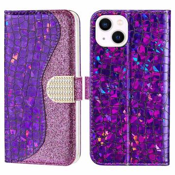 Croco Bling Series iPhone 14 Wallet Case