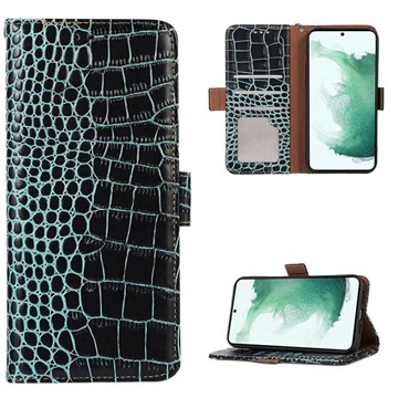 Crocodile Series Samsung Galaxy S21 FE 5G Wallet Leather Case with RFID