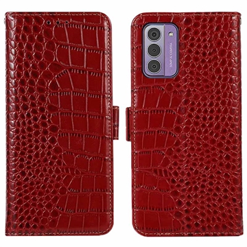 Nokia G42 Crocodile Series Wallet Leather Case with RFID