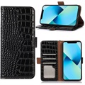 Crocodile Series Nokia C21 Plus Wallet Leather Case with RFID