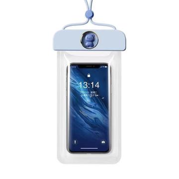 Cute Bear Smartphone Waterproof Case - 7.2" - Blue
