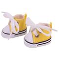 Cute Mini Lace-Up Sneakers for Labubu 17cm - Yellow