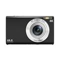 DC402-AF 4K Kids 48MP Digital Camera Auto Focus 16X Digital Zoom Vlogging Camera for Teens - Black