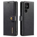DG.Ming Samsung Galaxy S23 Ultra 5G Detachable Wallet Leather Case - Black