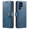 DG.Ming Samsung Galaxy S23 Ultra 5G Detachable Wallet Leather Case - Blue