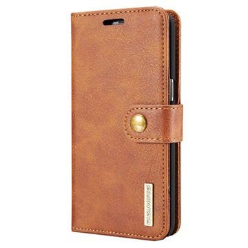Samsung Galaxy S8 DG.Ming 2-in-1 Wallet Leather Case - Brown