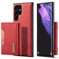 DG.Ming M2 Samsung Galaxy S23 Ultra 5G Hybrid Case with Wallet - Red