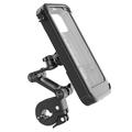 DS-MT3 Waterproof Smartphone Holder for Bicycle / Motorcycle - Black