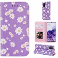 Daisy Pattern Samsung Galaxy S20+ Wallet Case
