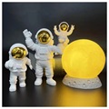 Decorative Astronaut Figurines with Moon Lamp