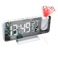 Digital Alarm Clock with LED Display EN8827 - White
