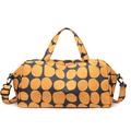 Dry & Wet Separation Waterproof Travel Duffel Bag - Orange / Black
