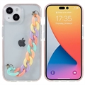 Dual-Color Series iPhone 14 TPU Case - Colorful Strap